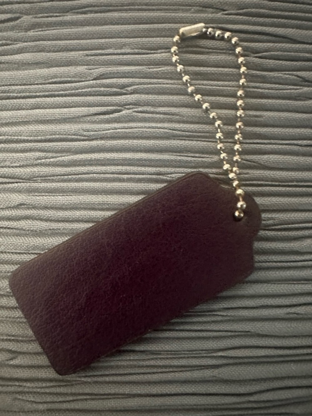 Coach Leather Bag Tag - Picture 2 of 2